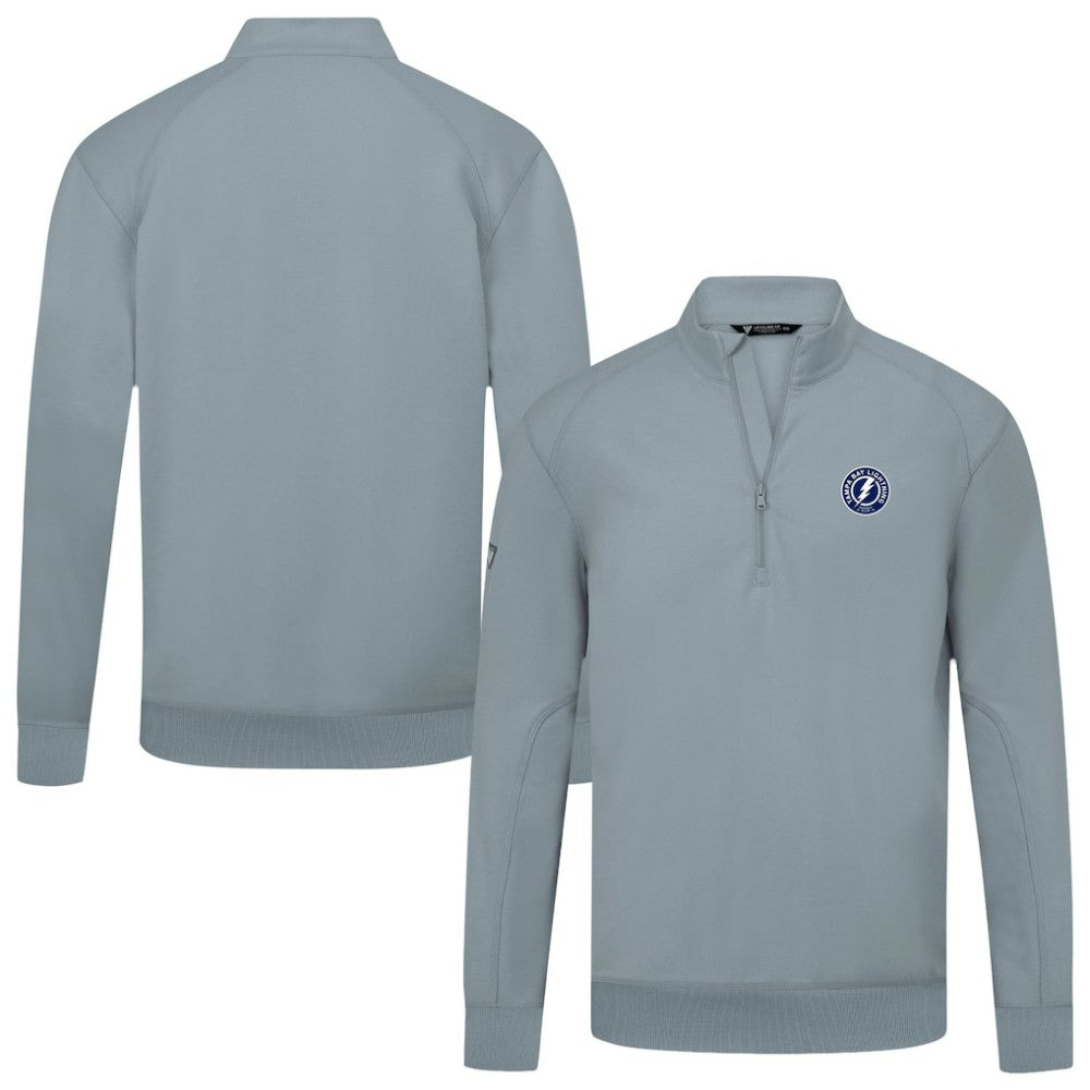 NHL Tampa Bay Lightning Levelwear Upright Tri-Blend Quarter-Zip Pullover