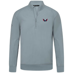 NHL Washington Capitals Levelwear Upright Tri-Blend Quarter-Zip Pullover