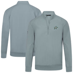 NHL Dallas Stars Levelwear Upright Tri-Blend Quarter-Zip Pullover