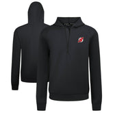 NHL New Jersey Devils Levelwear Technic Quarter-Zip Pullover Hoodie