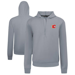 NHL Calgary Flames Levelwear Technic Quarter-Zip Pullover Hoodie
