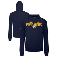 NHL Nashville Predators Levelwear Mandate Carve Tri-Blend Pullover Hoodie