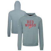 NHL Detroit Red Wings Levelwear Mandate Carve Tri-Blend Pullover Hoodie