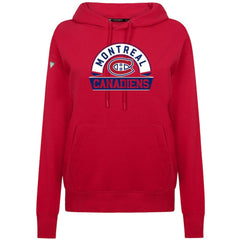 NHL Montreal Canadiens Levelwear Women's Adorn Banner Arch Pullover Hoodie