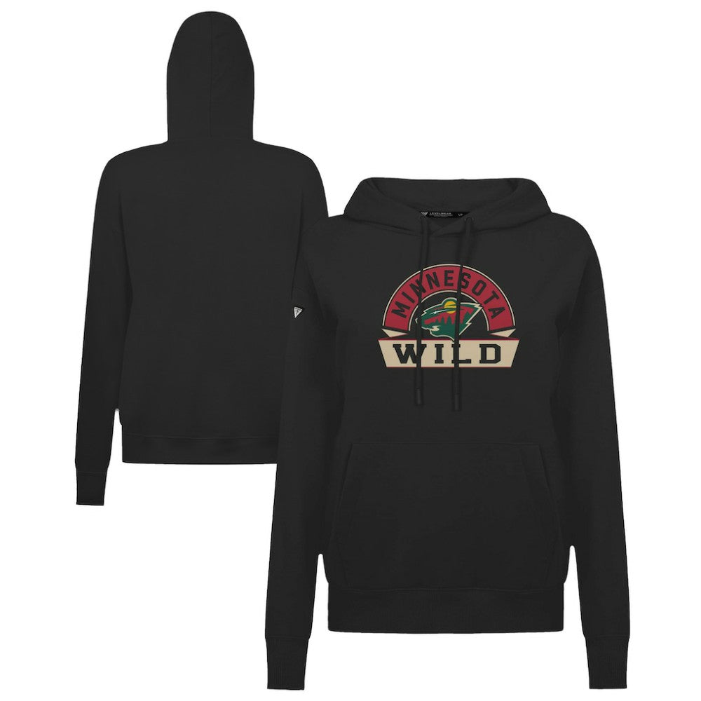 NHL Minnesota Wild Levelwear Women's Adorn Banner Arch Pullover Hoodie