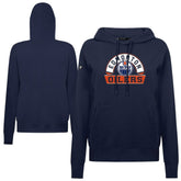 NHL Edmonton Oilers Levelwear Women's Adorn Banner Arch Pullover Hoodie