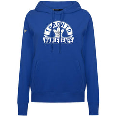 NHL Toronto Maple Leafs Levelwear Women's Adorn Banner Arch Pullover Hoodie