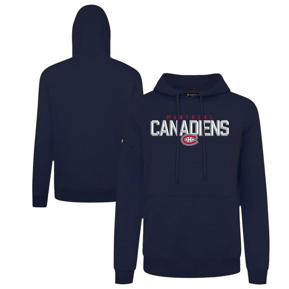 NHL Montreal Canadiens Levelwear Podium Carve Pullover Hoodie