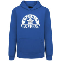 NHL Toronto Maple Leafs Levelwear Youth Podium Banner Arch Pullover Hoodie