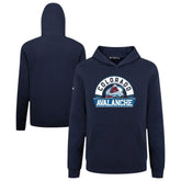 NHL Colorado Avalanche Levelwear Youth Podium Banner Arch Pullover Hoodie