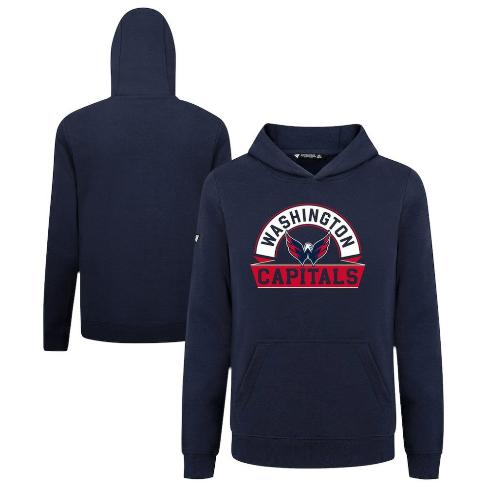 NHL Washington Capitals Levelwear Youth Podium Banner Arch Pullover Hoodie
