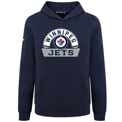 NHL Winnipeg Jets Levelwear Youth Podium Banner Arch Pullover Hoodie