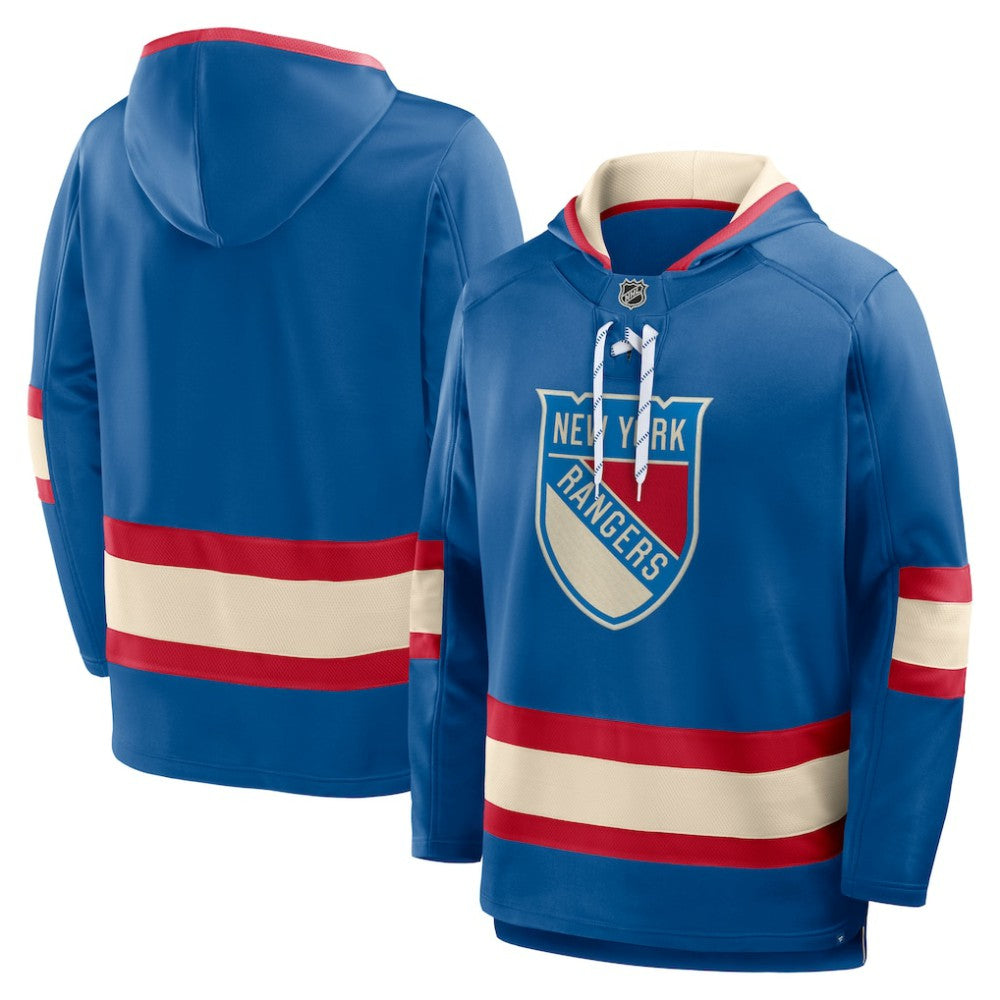 NHL New York Rangers Fanatics 2026 NHL Winter Classic Lace Collar Hoodie