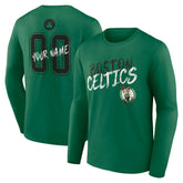 Boston Celtics Hustle Custom Long Sleeve T-Shirt