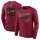 Cleveland Cavaliers Hustle Custom Long Sleeve T-Shirt sale