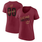 Cleveland Cavaliers Women's Hustle Custom V-Neck T-Shirt sale