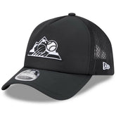 Black Colorado Rockies New Era 2026 Batting Practice Alternate Apex 9FORTY Adjustable Hat