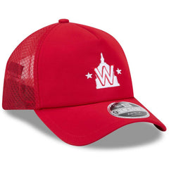 Red Washington Nationals New Era 2026 Batting Practice Alternate Apex 9FORTY Adjustable Hat