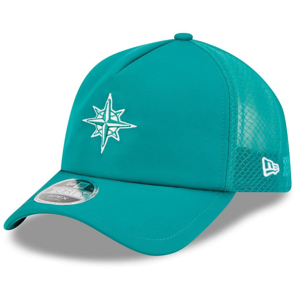 Teal Seattle Mariners New Era 2026 Batting Practice Alternate Apex 9FORTY Adjustable Hat