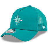 Teal Seattle Mariners New Era 2026 Batting Practice Alternate Apex 9FORTY Adjustable Hat