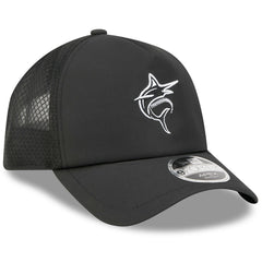 Black Miami Marlins New Era 2026 Batting Practice Alternate Apex 9FORTY Adjustable Hat