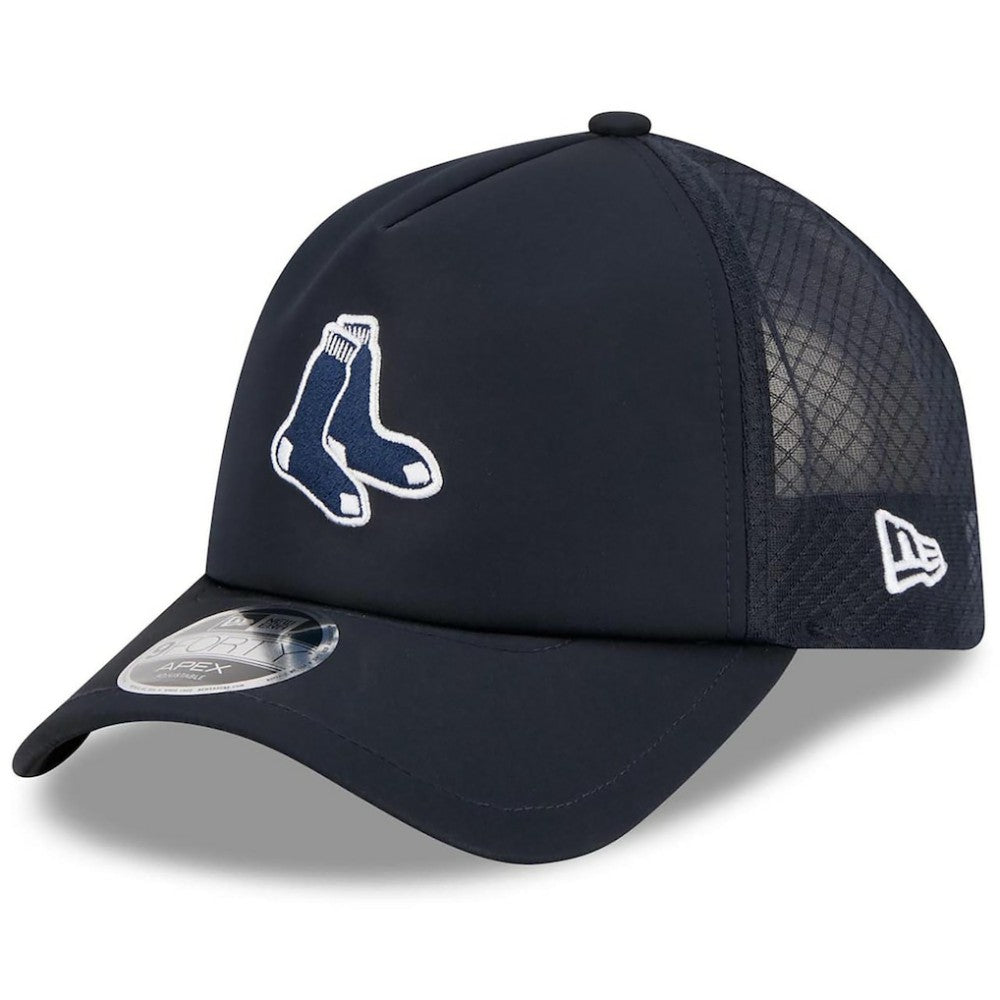 Navy Boston Red Sox New Era 2026 Batting Practice Alternate Apex 9FORTY Adjustable Hat