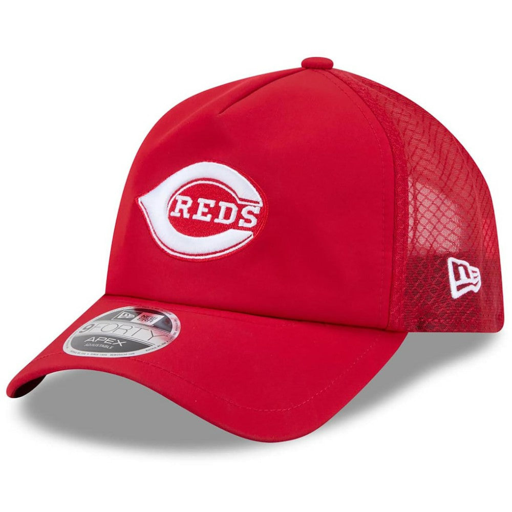 Red Cincinnati Reds New Era 2026 Batting Practice Alternate Apex 9FORTY Adjustable Hat