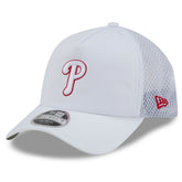 White Philadelphia Phillies New Era 2026 Batting Practice Apex 9FORTY Adjustable Trucker Hat