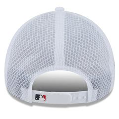 White St. Louis Cardinals New Era 2026 Batting Practice Apex 9FORTY Adjustable Trucker Hat