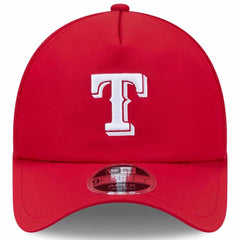 Red Texas Rangers New Era 2026 Batting Practice Apex 9FORTY Adjustable Trucker Hat