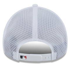 White Minnesota Twins New Era 2026 Batting Practice Apex 9FORTY Adjustable Trucker Hat