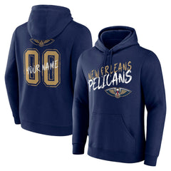 New Orleans Pelicans Hustle Custom Pullover Hoodie