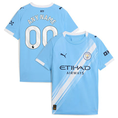 Manchester City Youth 2025/26 Home Replica Custom Jersey