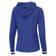 Heather Royal Chicago Cubs Antigua Women's Trek Pullover Hoodie