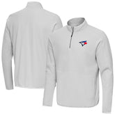 Gray Toronto Blue Jays Antigua Step Up Quarter-Zip Pullover