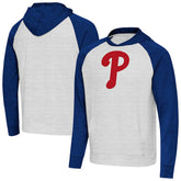 Royal/Gray Philadelphia Phillies Antigua Urgent Pullover Hoodie