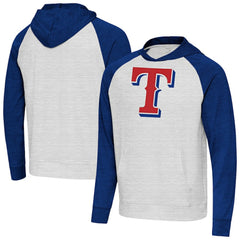 Royal/Gray Texas Rangers Antigua Urgent Pullover Hoodie