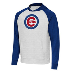 Royal/Gray Chicago Cubs Antigua Urgent Pullover Hoodie