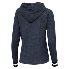 Heather Navy Seattle Mariners Antigua Women's Trek Pullover Hoodie