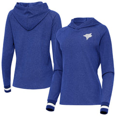 Heather Royal Toronto Blue Jays Antigua Women's Trek Pullover Hoodie