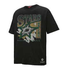 NHL Dallas Stars Mitchell & Ness Women's Choppy Ice Boyfriend T-Shirt