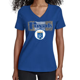 Royal Kansas City Royals Starter Women's Team Color Shading V-Neck T-Shirt