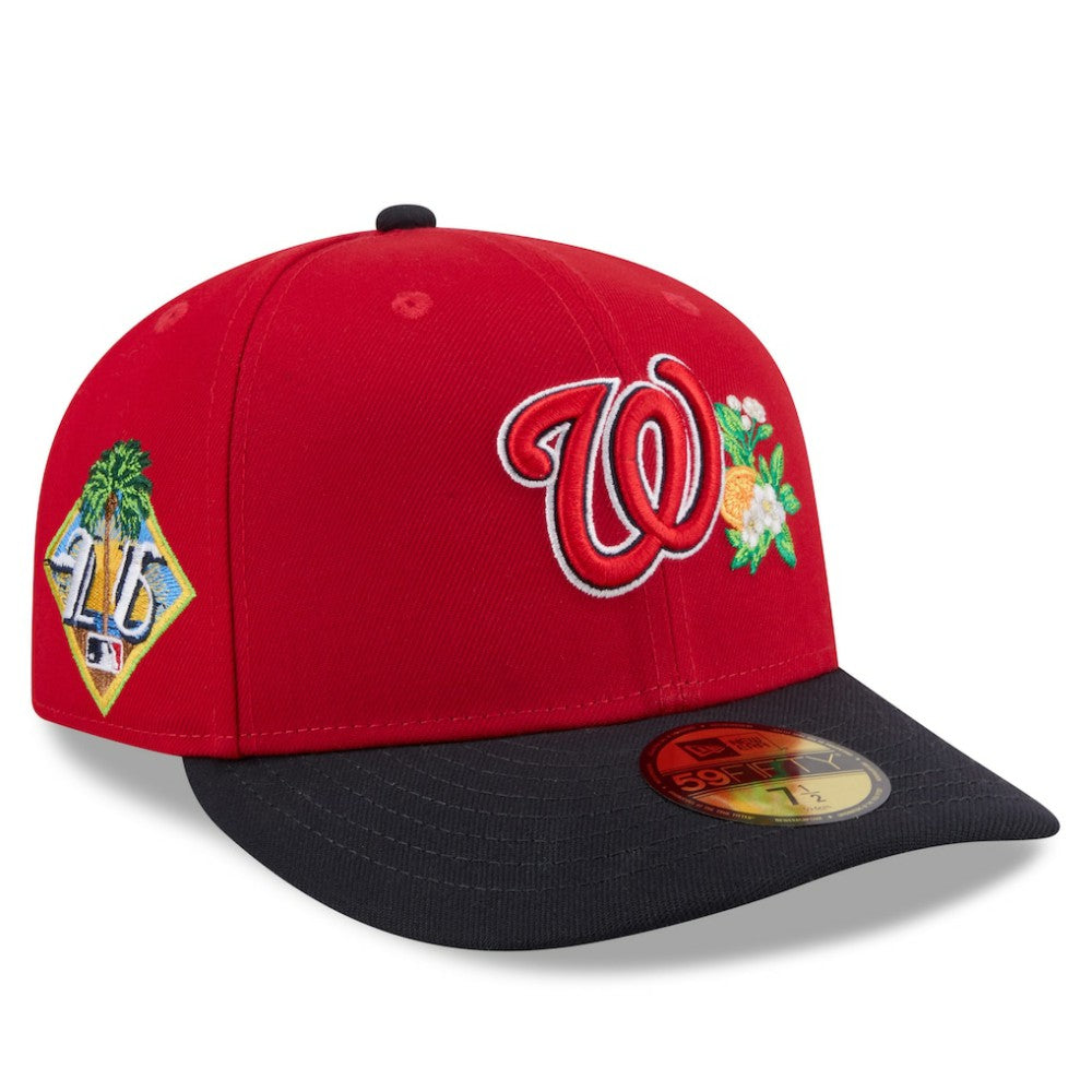 Red/Navy Washington Nationals New Era 2026 Spring Training Low Profile 59FIFTY Fitted Hat