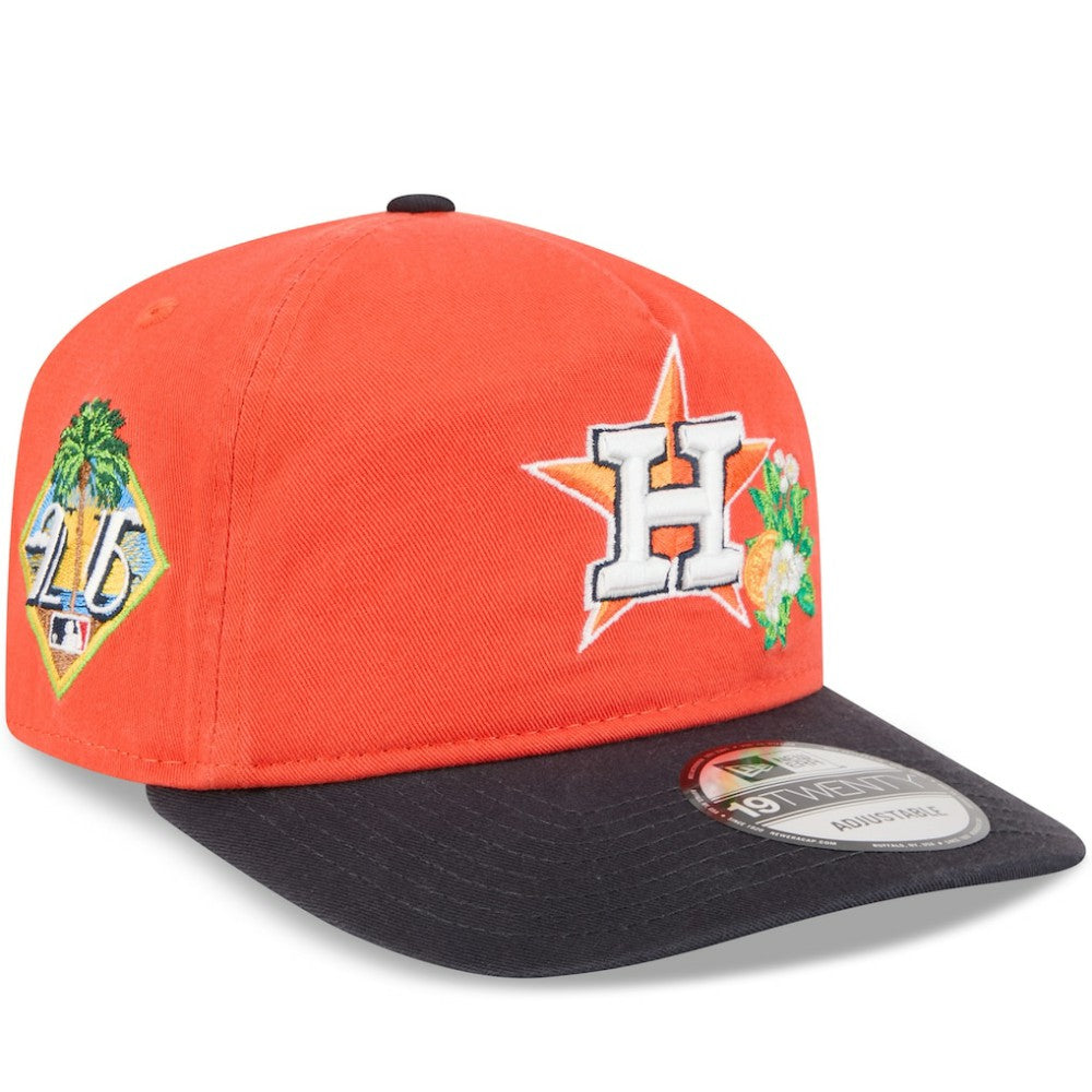 Orange/Navy Houston Astros New Era 2026 Spring Training 19TWENTY Adjustable Hat