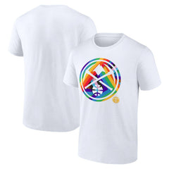 Denver Nuggets Team Logo Pride T-Shirt sale