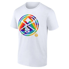 Denver Nuggets Team Logo Pride T-Shirt sale