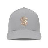 NHL Seattle Kraken Levelwear Rise Copper Insignia Flex Hat