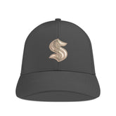 NHL Seattle Kraken Levelwear Ascend Copper Insignia Vented Adjustable Hat