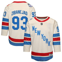NHL Mika Zibanejad New York Rangers Outerstuff Youth 2026 NHL Winter Classic Premier Jersey