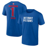 Detroit Pistons #1 Dad Jersey T-Shirt sale